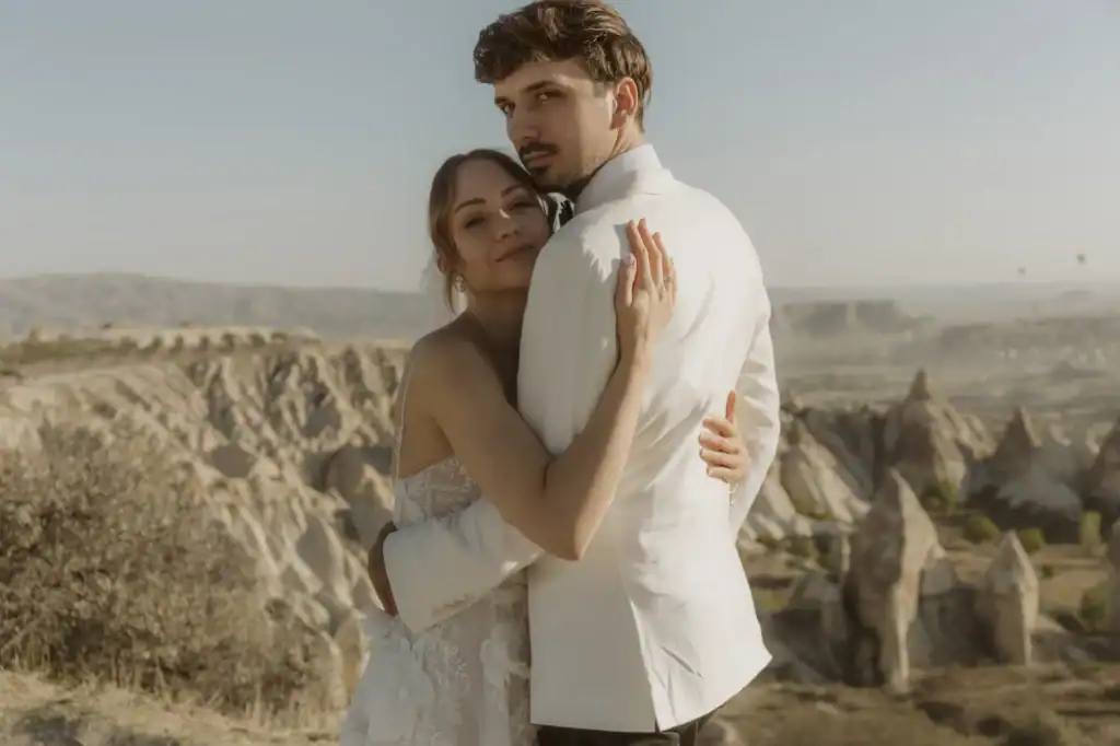 plener za granicą wśród skał