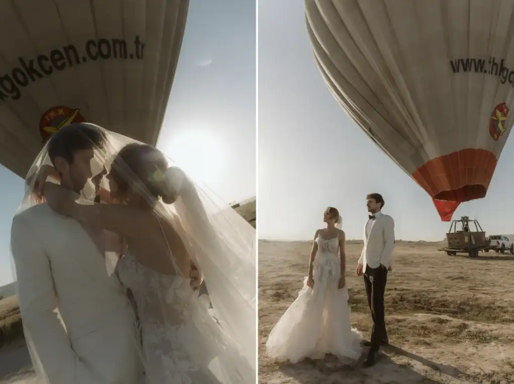 sesja ślubna Kapadocja balony