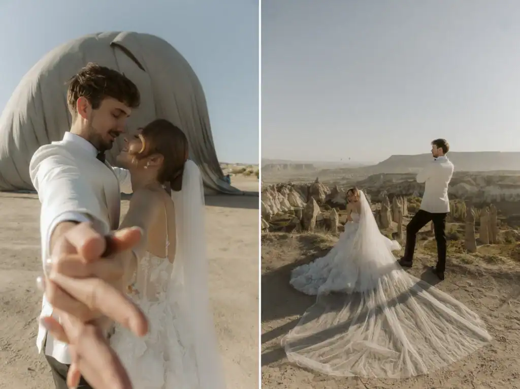 sesja ślubna Kapadocja balony